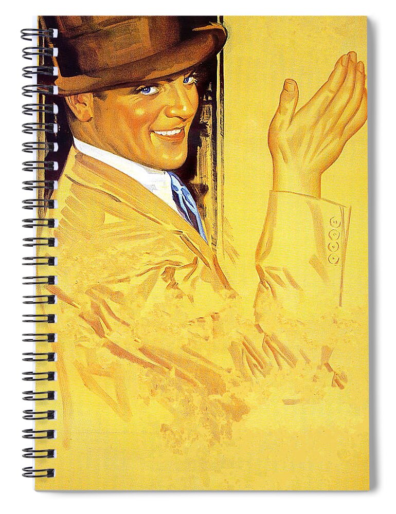 Hard Spiral Notebook featuring the painting ''Hard to Handle'', 1933, movie poster painting by Movie World Posters