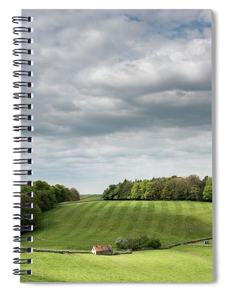 England Spiral Notebook featuring the photograph Hatherop, Cotswolds, England, UK by Sarah Howard