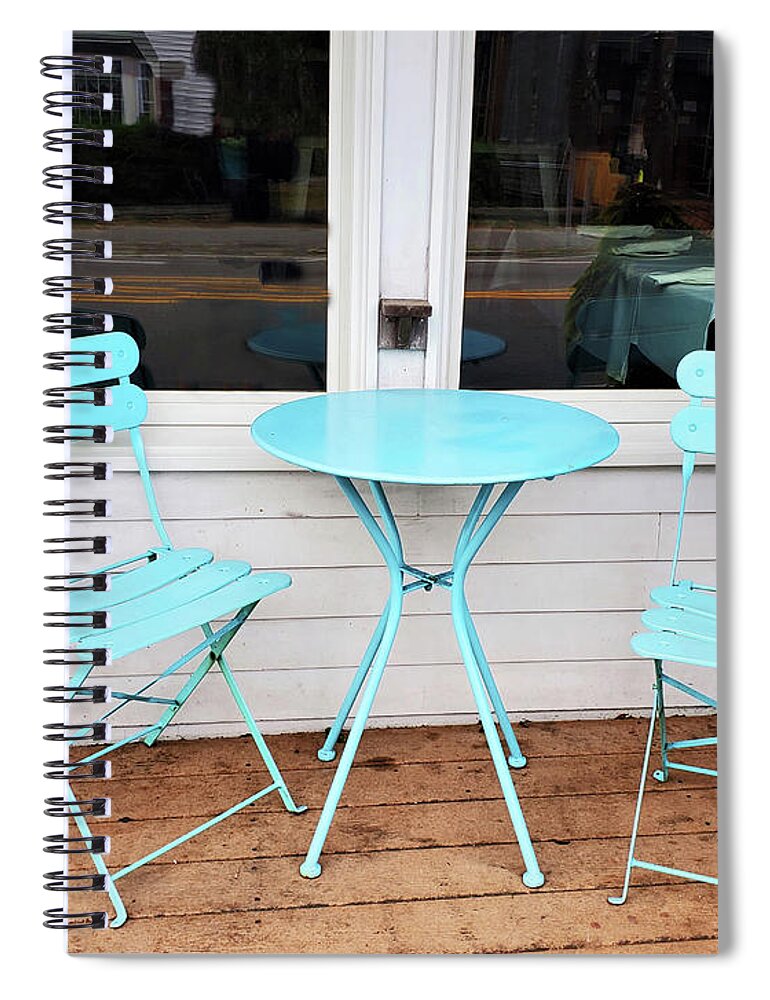 Landscape Spiral Notebook featuring the photograph Have a Seat 3 by Sharon Williams Eng