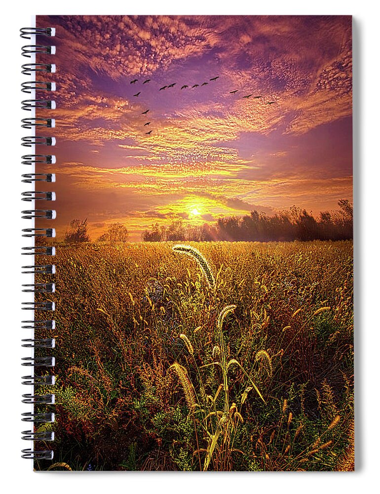 Life Spiral Notebook featuring the photograph Have Faith in the Small Things by Phil Koch