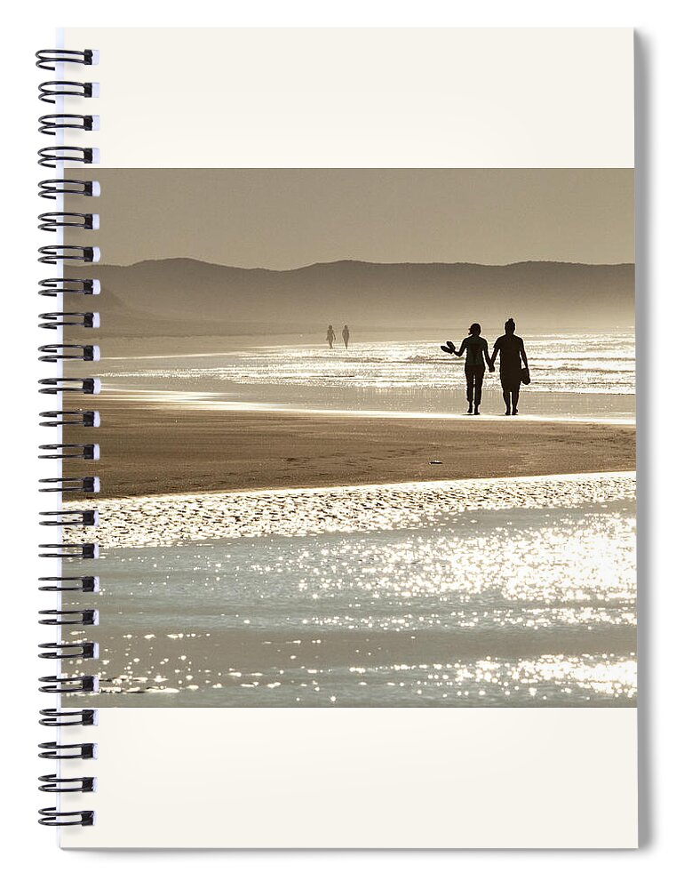 Falcarragh Spiral Notebook featuring the photograph Summer Stroll - Falcarragh, Donegal by John Soffe
