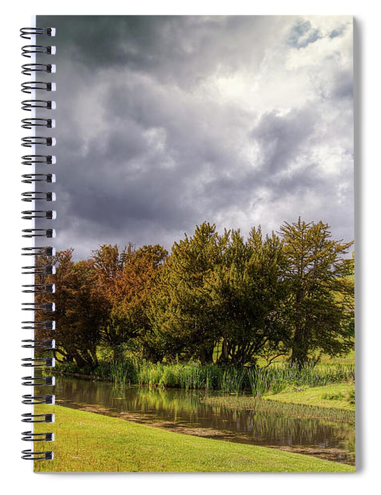 Scotland Spiral Notebook featuring the photograph Hercules Garden, Blair Castle by Kype Hills