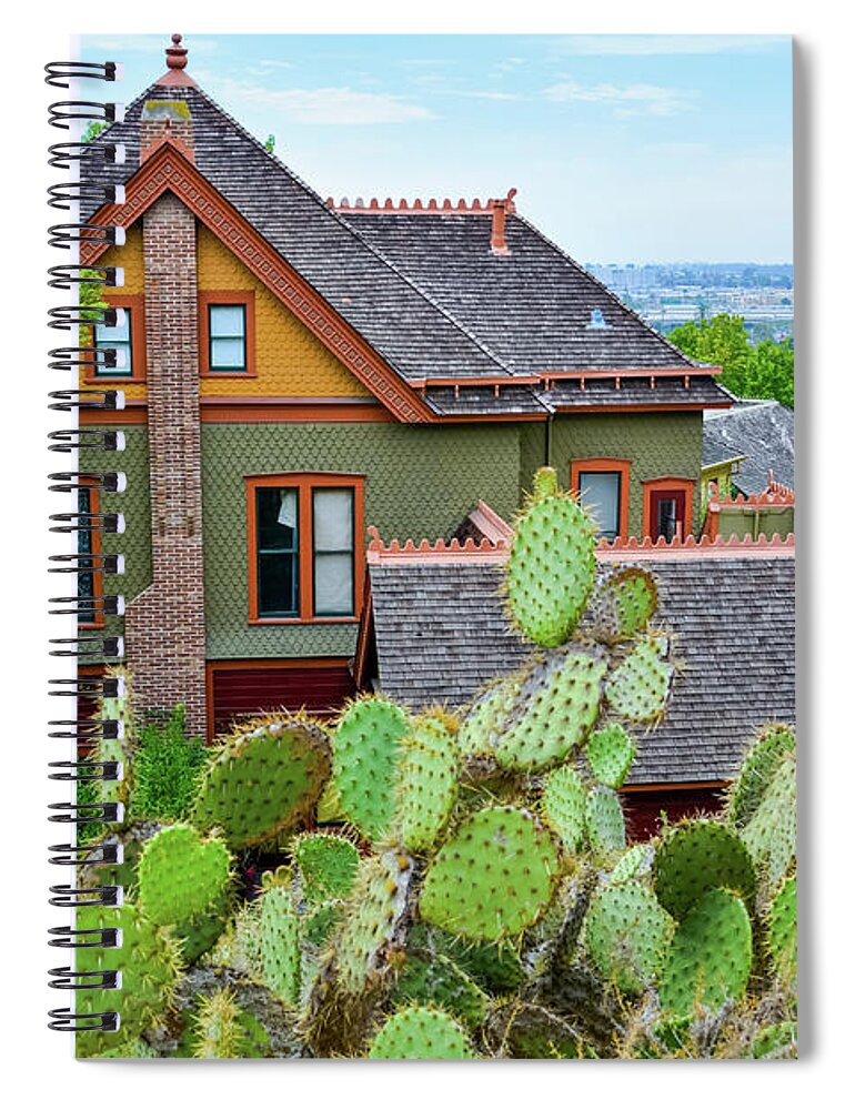 Heritage County Park Spiral Notebook featuring the photograph Heritage Park San Diego by Kyle Hanson