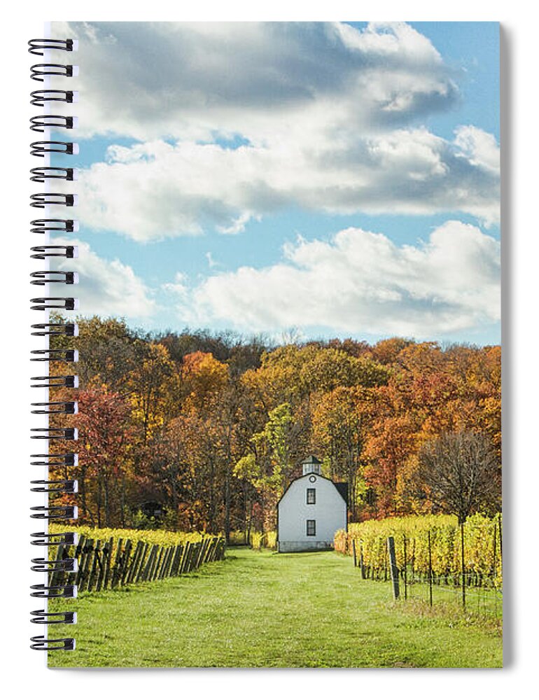 Lake Ontario Spiral Notebook featuring the photograph Hidden Bench by Marilyn Cornwell