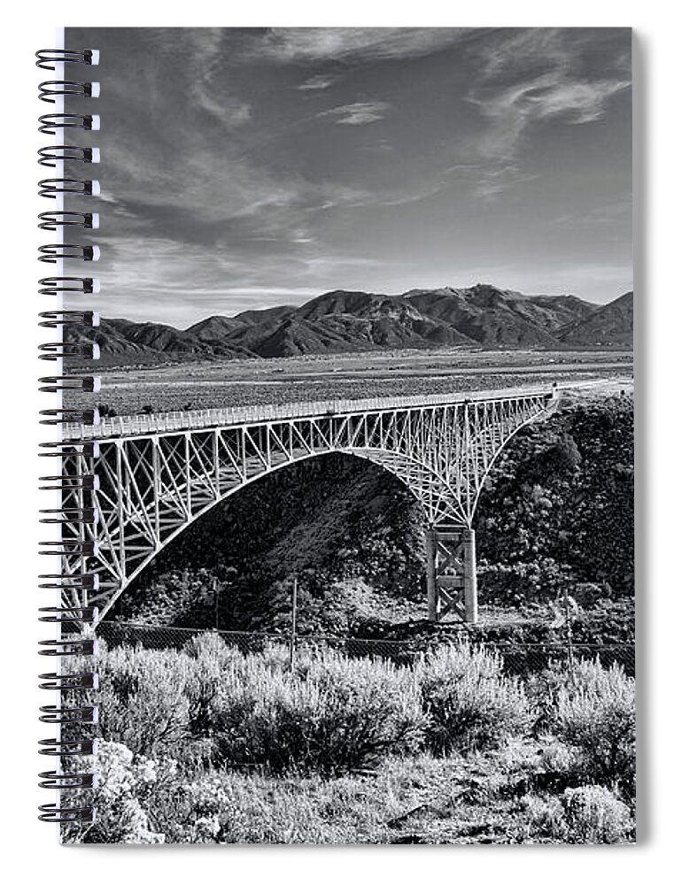 High Quality Spiral Notebook featuring the photograph High Bridge by Segura Shaw Photography