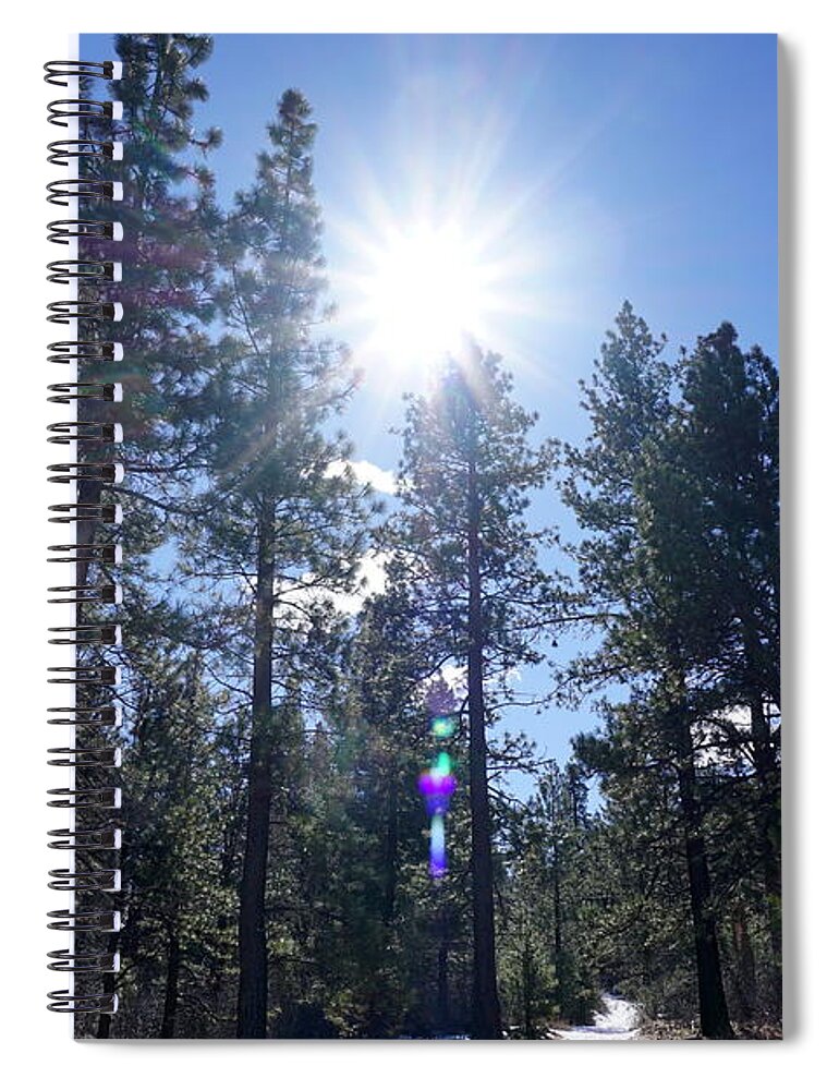 Mountains Spiral Notebook featuring the photograph High Noon by Brent Knippel