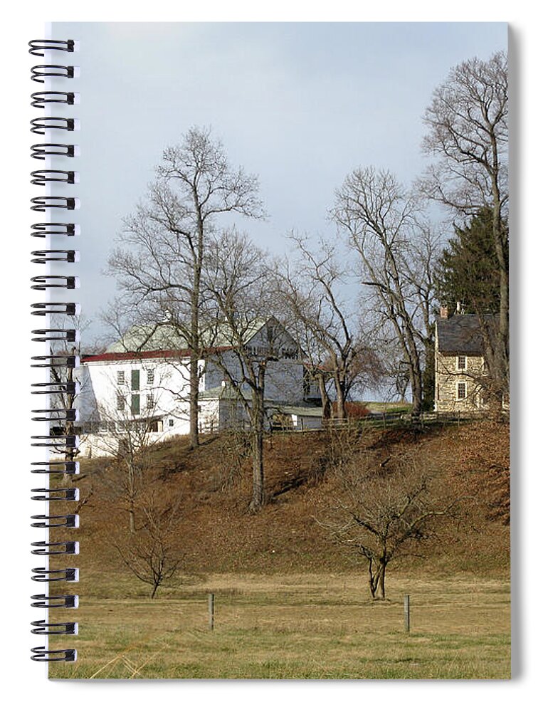Rural Spiral Notebook featuring the photograph Hillhurst Farm by Gordon Beck