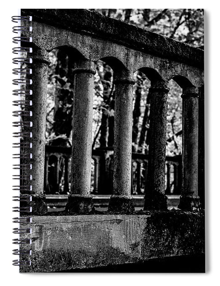 Beautiful Spiral Notebook featuring the photograph Historic Columbia River Highway Bridge by Pelo Blanco Photo