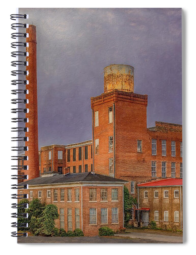 Cleveland Spiral Notebook featuring the photograph Historic Hardwick Woolen Mill, Tennessee by Marcy Wielfaert