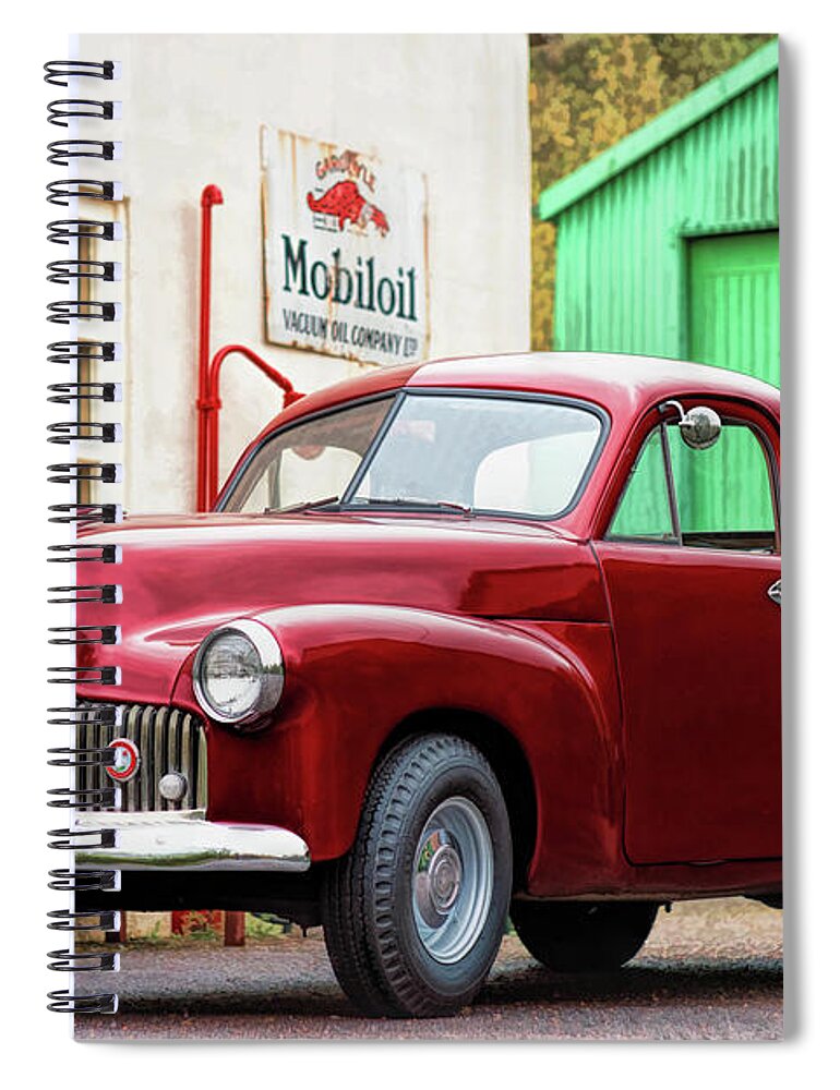 Holden Spiral Notebook featuring the painting Holden Pickup by Christopher Arndt