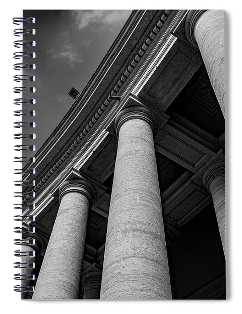 Columns Spiral Notebook featuring the photograph Holding Up The Sky by David Downs