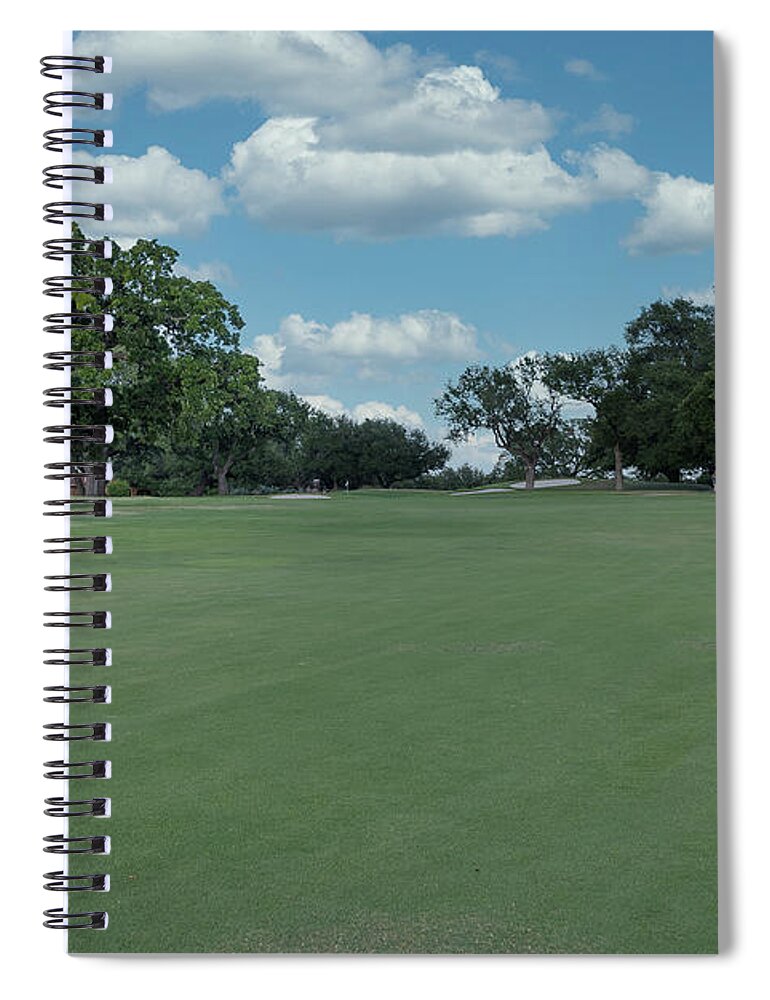 Cimarron Hills Spiral Notebook featuring the photograph Hole #13 by John Johnson