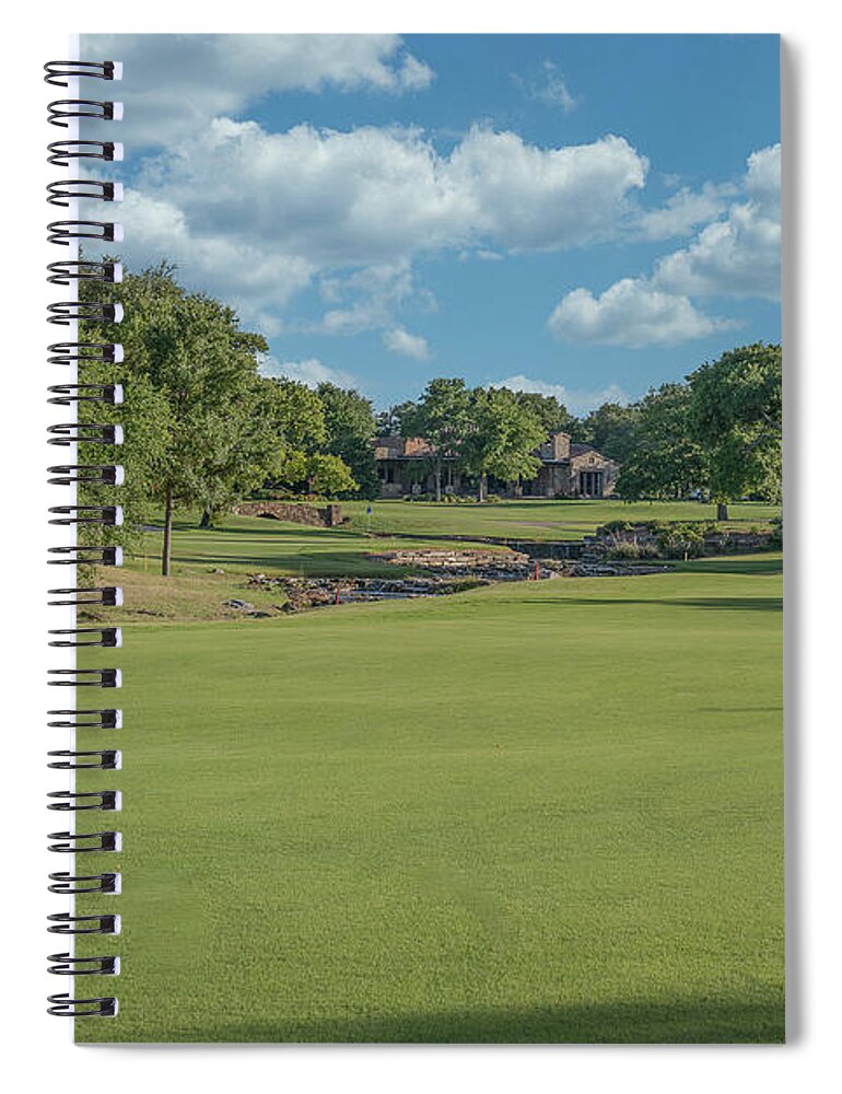 Cimarron Hills Spiral Notebook featuring the photograph Hole #18 by John Johnson