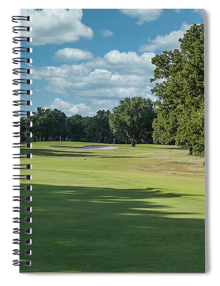 Cimarron Hills Spiral Notebook featuring the photograph Hole #3 by John Johnson