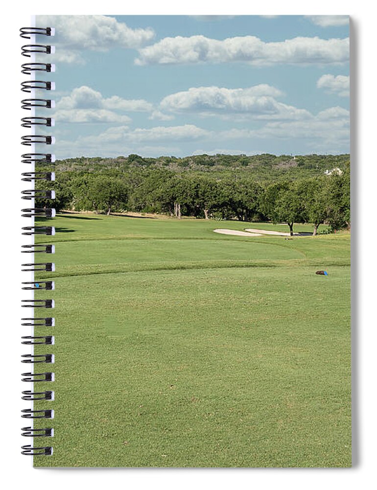 Cimarron Hills Spiral Notebook featuring the photograph Hole #7 by John Johnson