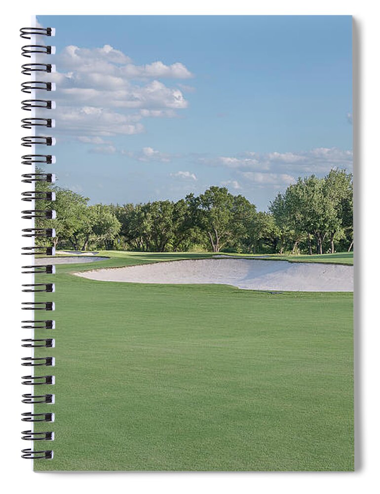 Cimarron Hills Spiral Notebook featuring the photograph Hole #8 by John Johnson