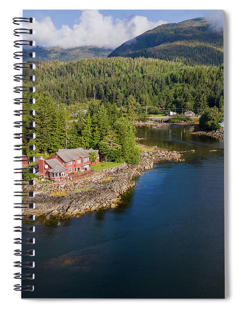  Spiral Notebook featuring the photograph Home at Herring Cove by Michael Rauwolf
