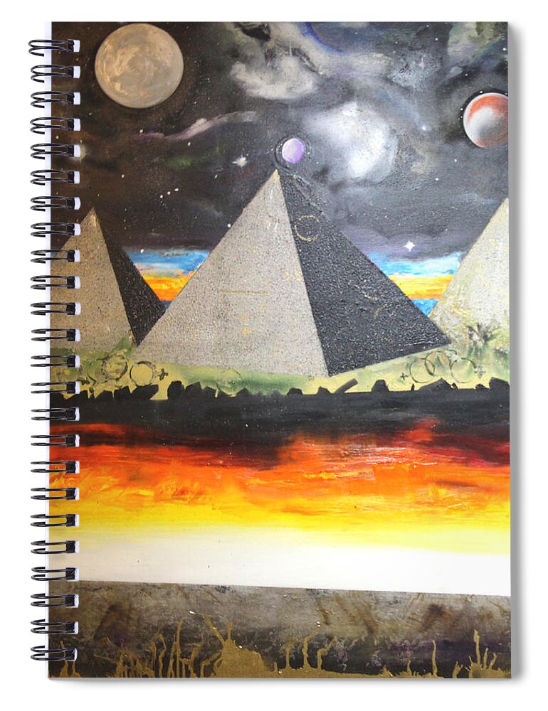 Home Spiral Notebook featuring the painting Home by John Palliser