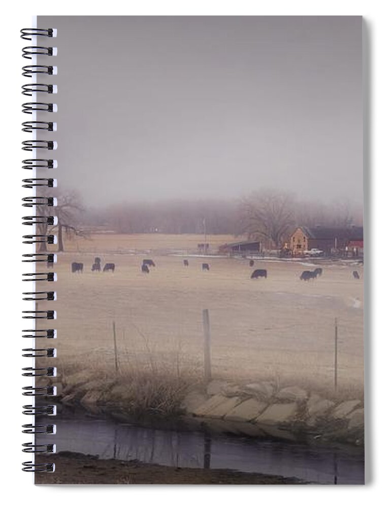 Homestead Spiral Notebook featuring the photograph Homestead by Laura Terriere