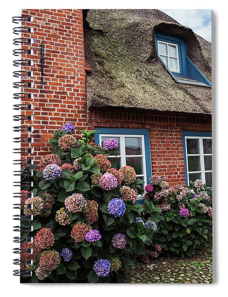 House Spiral Notebook featuring the photograph Hortensia Beauty by Eva Lechner