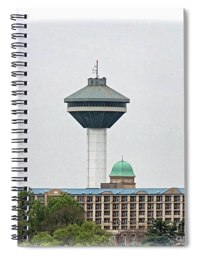Hotel Spiral Notebook featuring the photograph Hotel and Restaurant in Florence Alabama by Roberta Byram