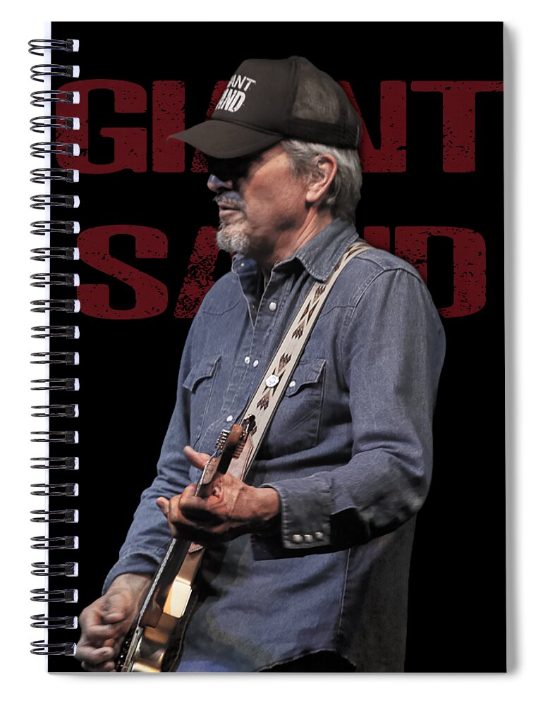 Howe Gelb Spiral Notebook featuring the photograph Howe Gelb T-Shirt by Micah Offman