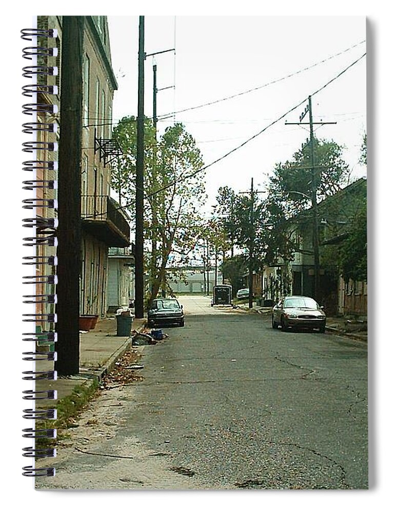 New Orleans Spiral Notebook featuring the photograph Hurricane Katrina Series - 17 by Christopher Lotito