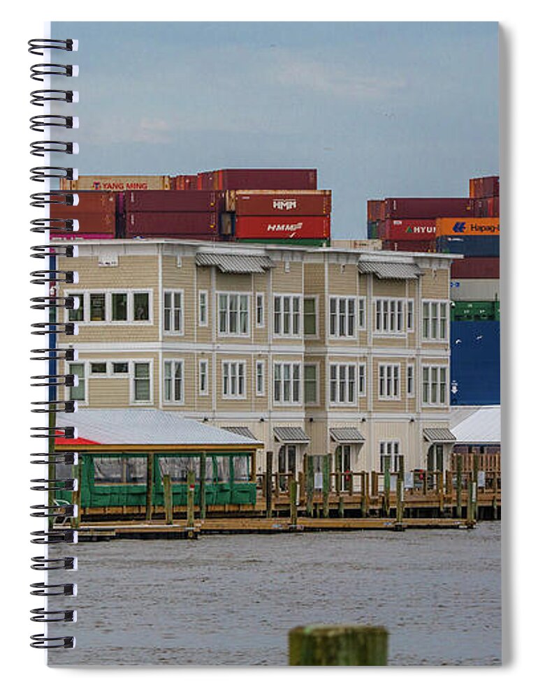 Southport Spiral Notebook featuring the photograph Hyundai Hope Comes to Southport by Nick Noble
