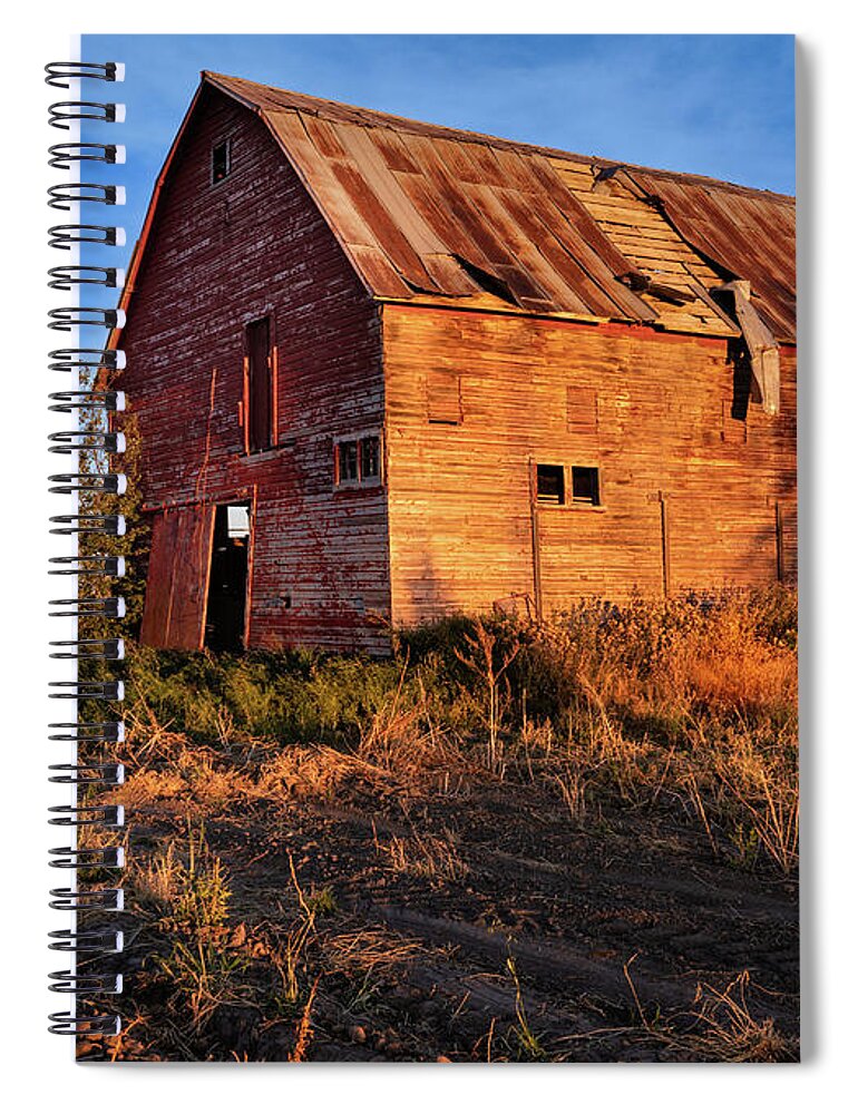 Idaho Spiral Notebook featuring the photograph Idaho Potato Farm by Doug Sturgess