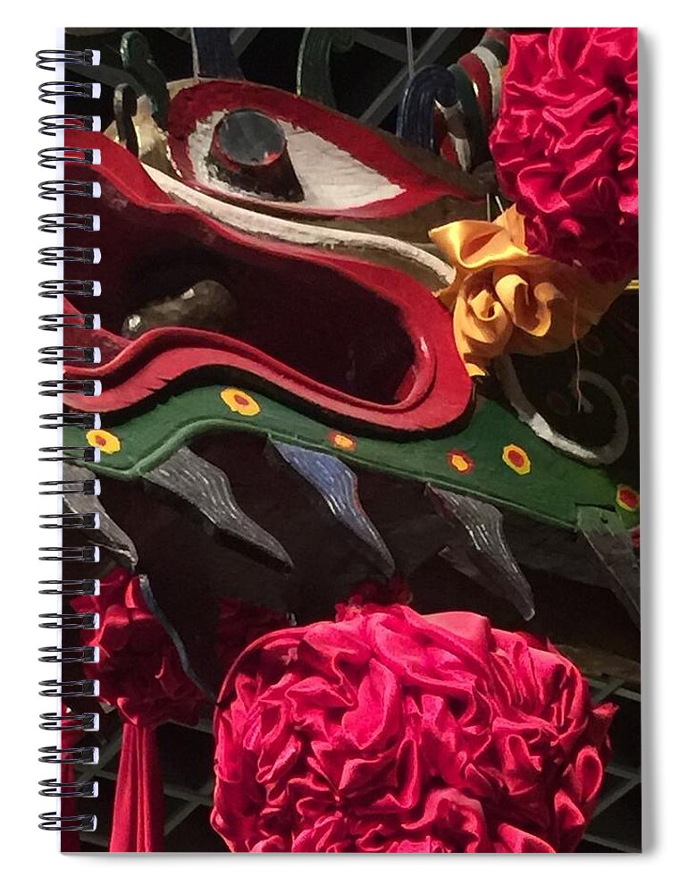 Dragon Spiral Notebook featuring the photograph Good Fortune by Kerry Obrist