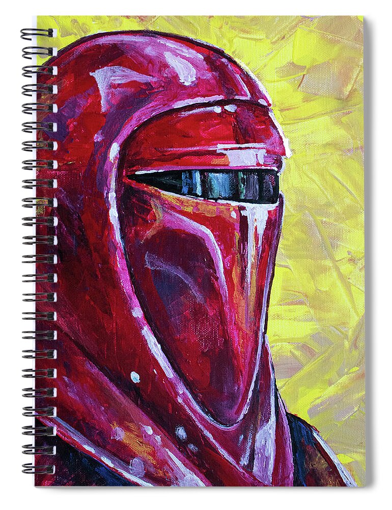 Star Wars Spiral Notebook featuring the painting Imperial Guard by Aaron Spong