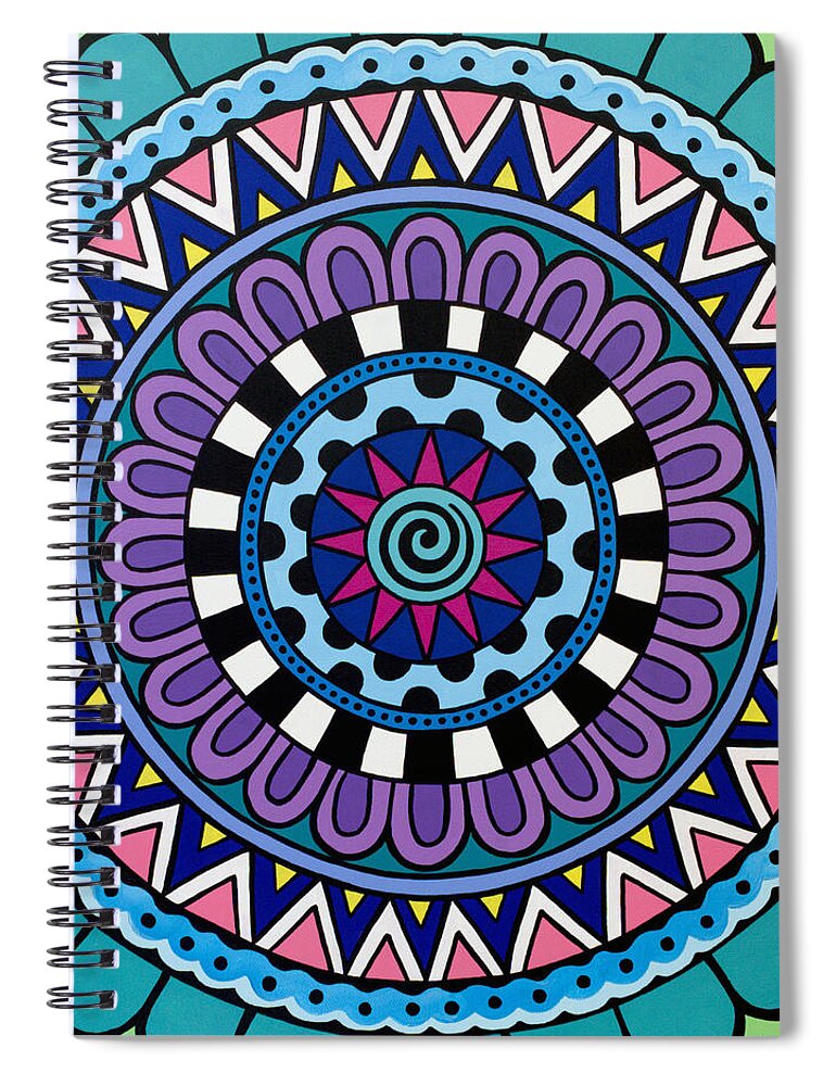 Mandala Spiral Notebook featuring the painting In A Dream by Beth Ann Scott