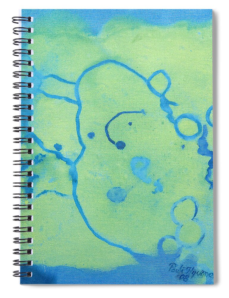 Fantasy Spiral Notebook featuring the painting Summer Dream by Pauli Hyvonen