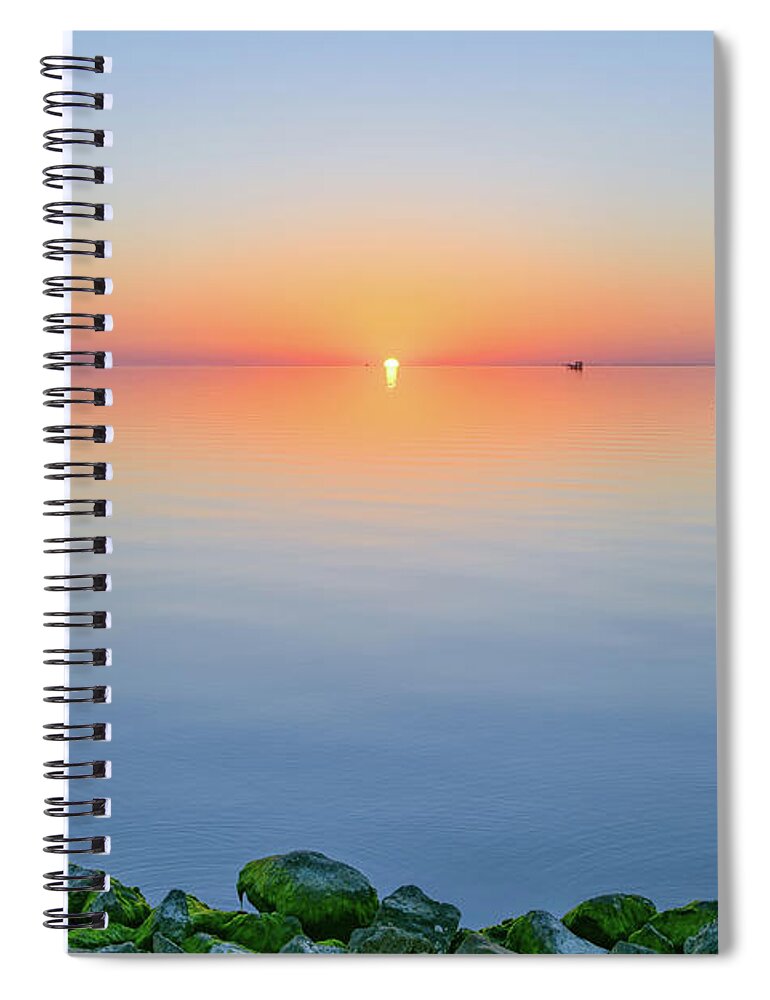 Aransas Spiral Notebook featuring the photograph In Between by Christopher Rice