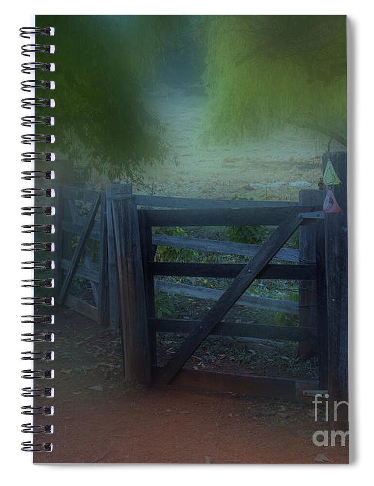 Moody Spiral Notebook featuring the photograph In the Mood by Elaine Teague