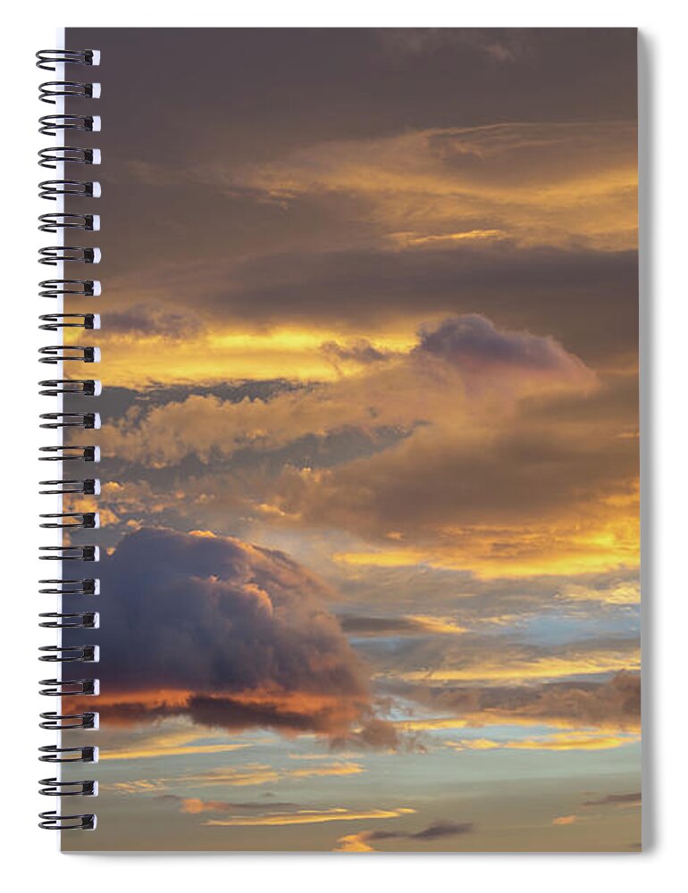 Clouds Spiral Notebook featuring the photograph In the sea of clouds 2 by Adriana Mueller
