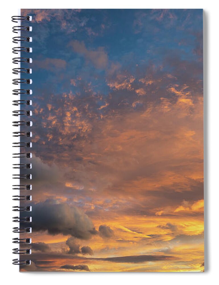 Clouds Spiral Notebook featuring the photograph In the sea of clouds 3 by Adriana Mueller