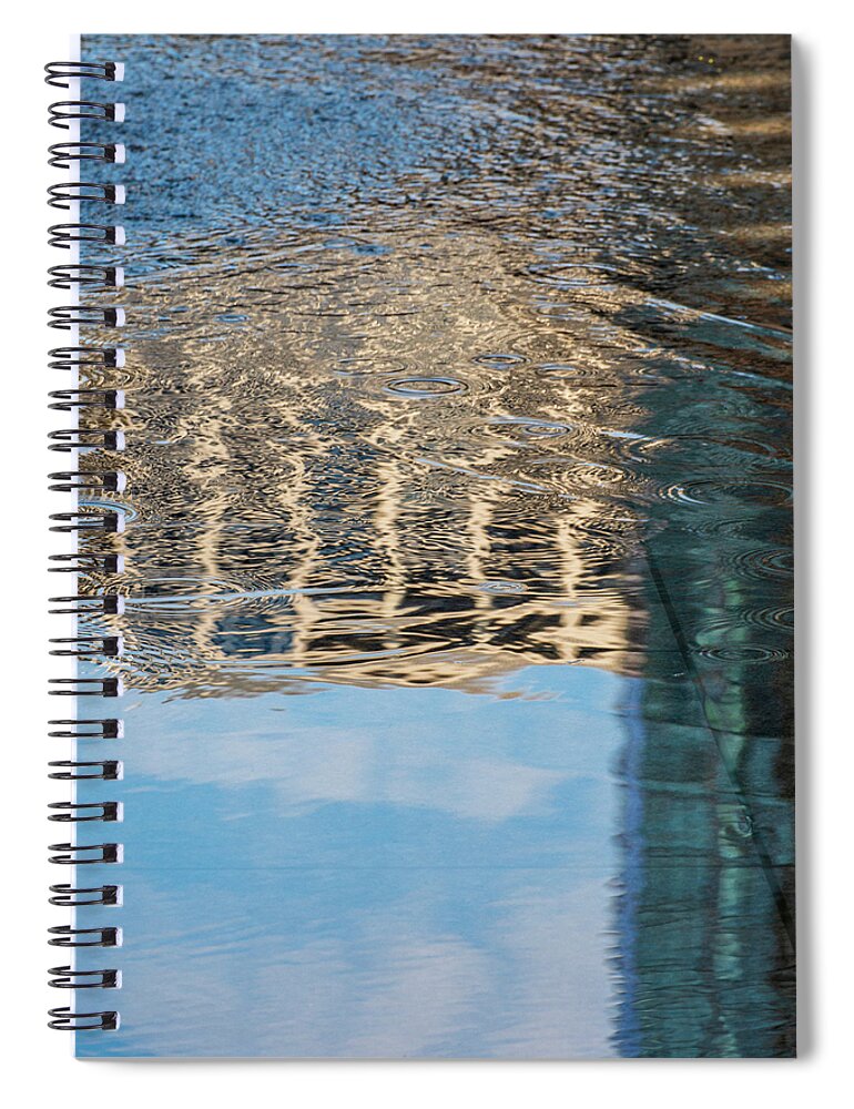 Ripple Effect Spiral Notebook featuring the photograph In The Upside Down by Christi Kraft