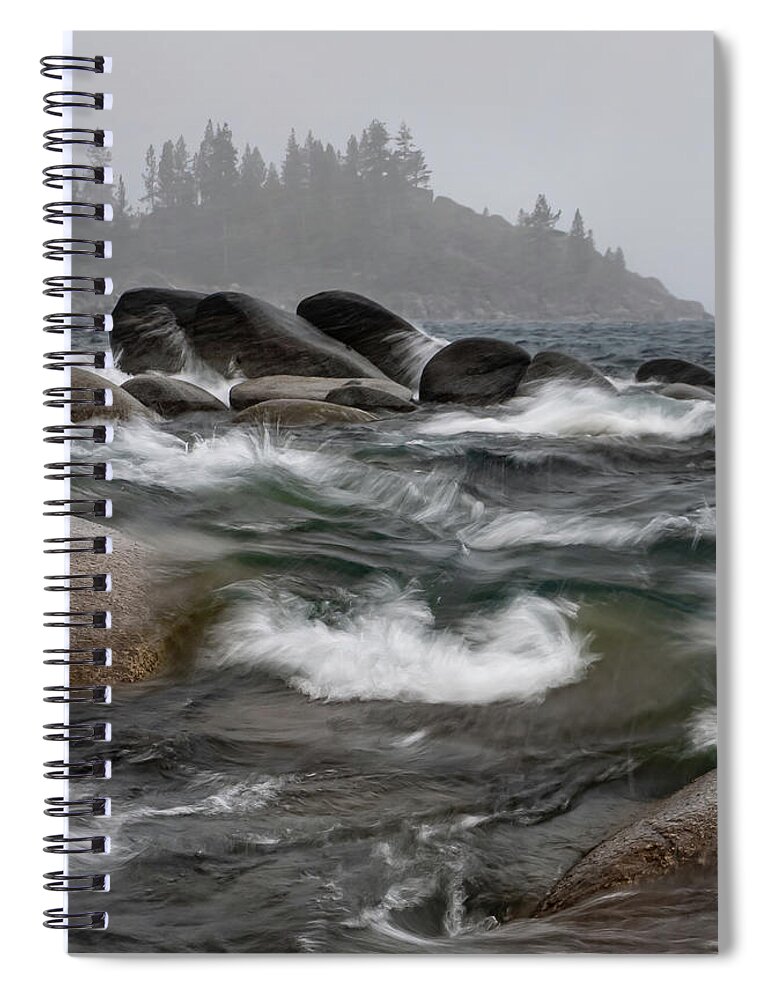 Photographs Spiral Notebook featuring the photograph Incoming Storm 3 by Martin Gollery