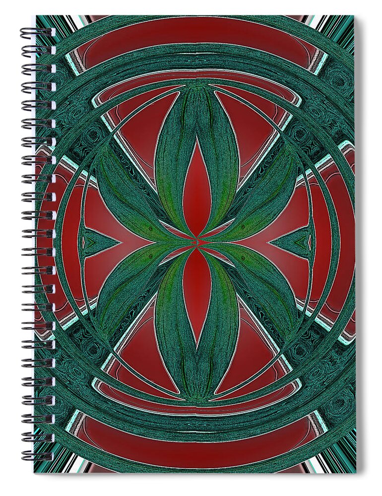 Digital Art Spiral Notebook featuring the digital art Infinity by Connie Publicover
