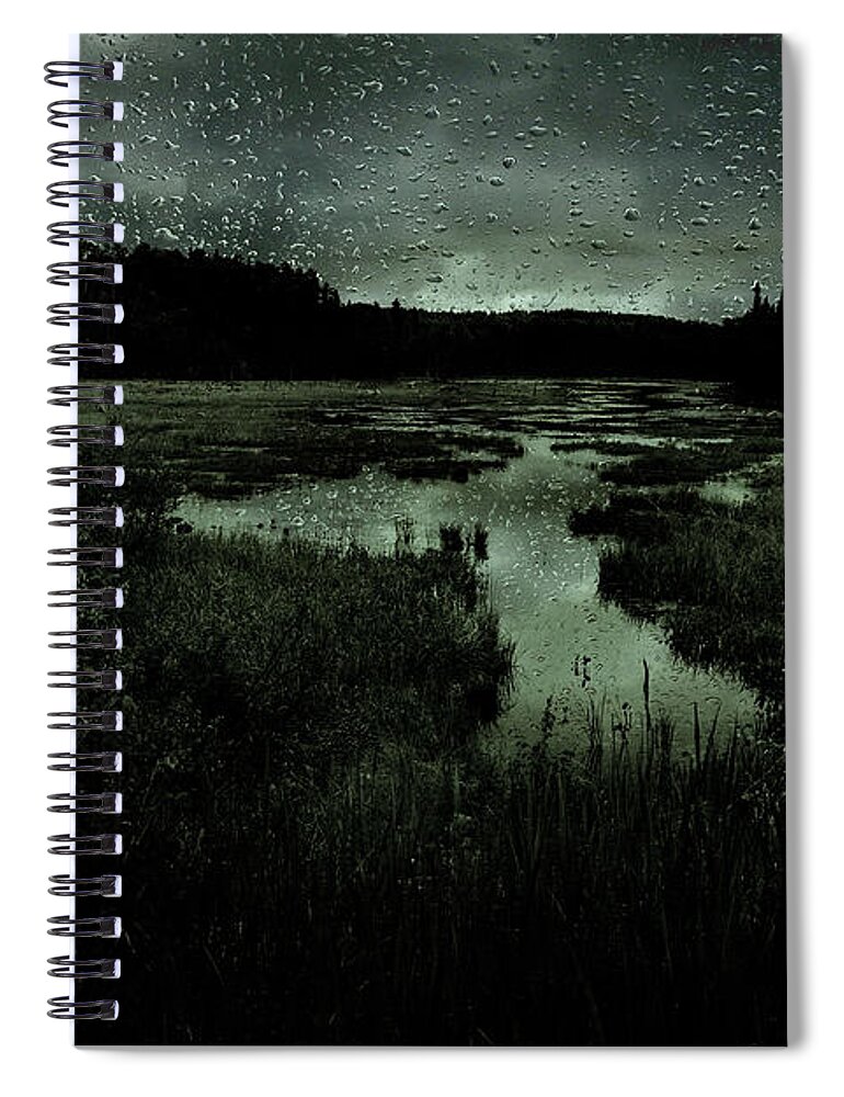 Landscape Spiral Notebook featuring the photograph Inland Elegy by Cynthia Dickinson