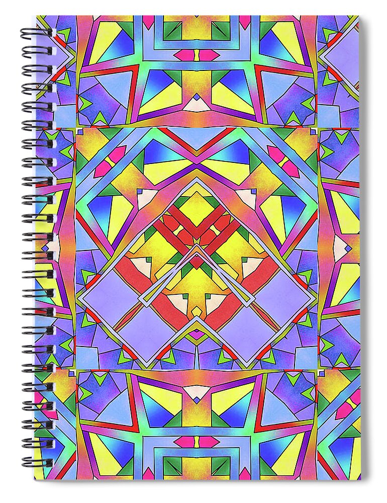 Aesthetic Spiral Notebook featuring the digital art Inspiration 049 by Jerome Lawrence