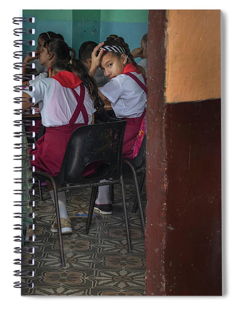 Cuba Spiral Notebook featuring the photograph Interruption by M Kathleen Warren