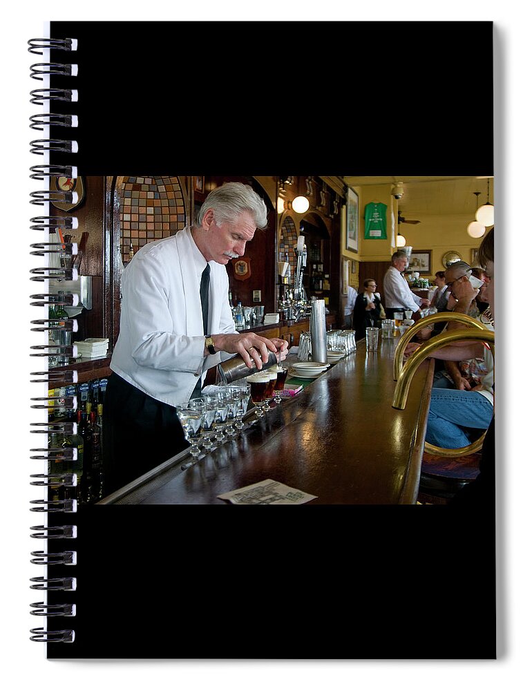 Irish Coffee Spiral Notebook featuring the photograph Irish Coffees at the Buena Vista by Robert Dann