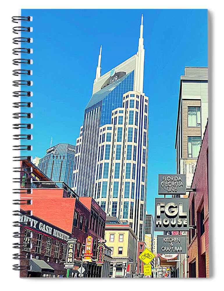 Nashville Spiral Notebook featuring the photograph Is That You Batman? by Lee Darnell