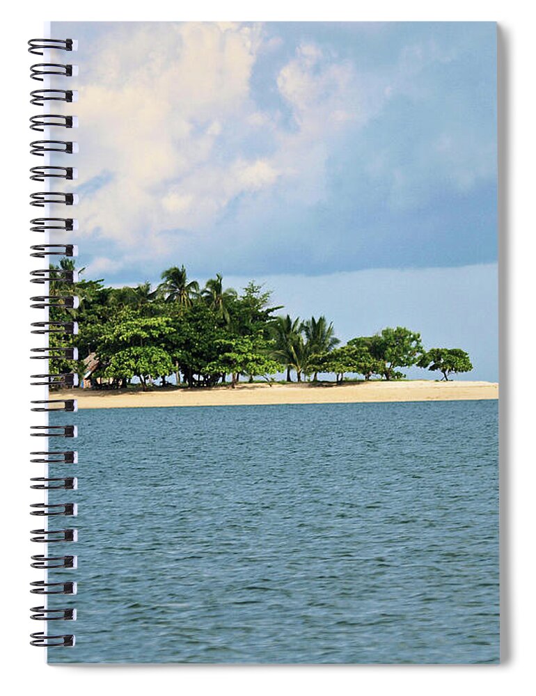 Asia Spiral Notebook featuring the photograph Island Paradise by David Desautel