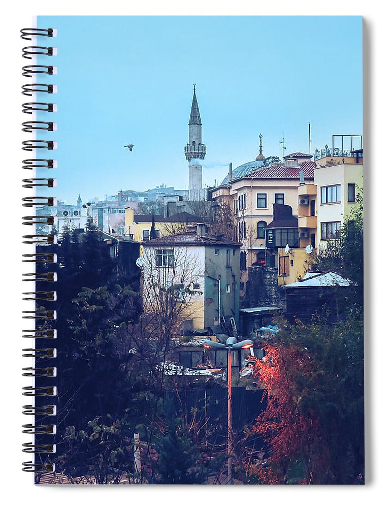 Istanbul Spiral Notebook featuring the photograph Istanbul by Nisah Cheatham