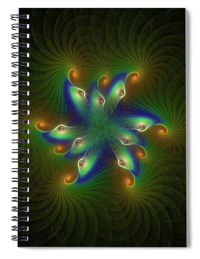 Home Spiral Notebook featuring the digital art It Was an Accident by Jeff Iverson