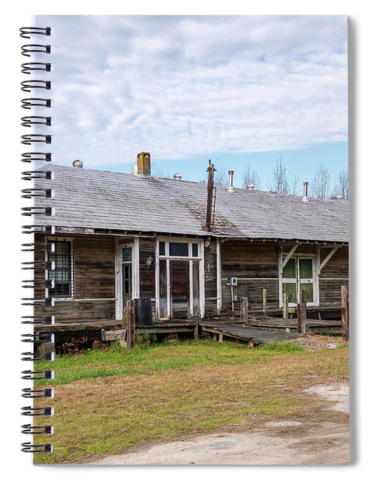 Depot Spiral Notebook featuring the photograph Jackson Station by John Kirkland