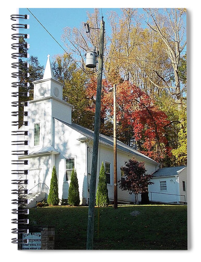Churches Spiral Notebook featuring the photograph Jesus Loves You Always by Matthew Seufer